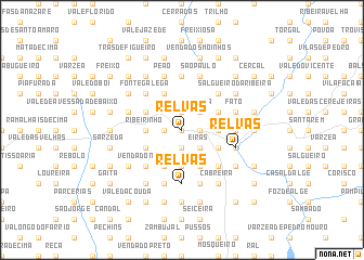 map of Relvas