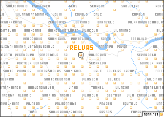 map of Relvas