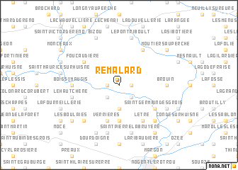 map of Rémalard