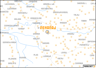 map of (( Remanaj ))