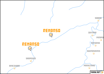 map of Remanso