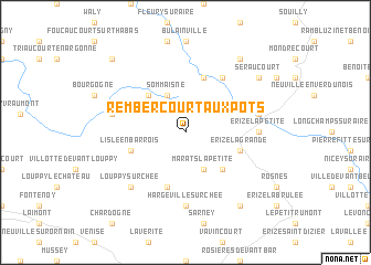 map of Rembercourt-aux-Pots