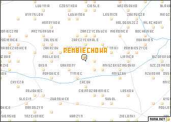 map of Rembiechowa