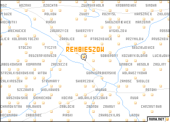 map of Rembieszów