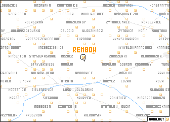 map of Rembów