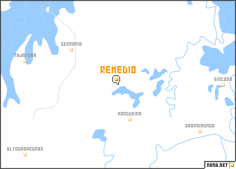 map of Remédio