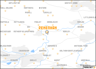 map of Remenham