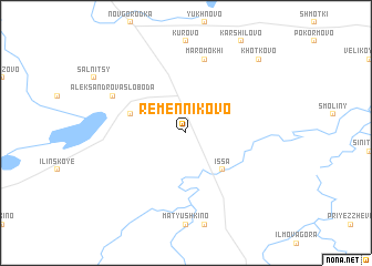 map of Remennikovo