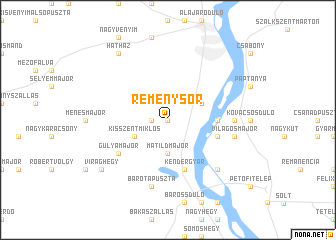 map of Reménysor