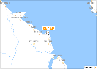 map of Remèp