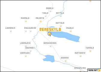 map of Remeskylä