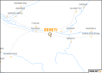 map of Remeţi