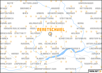 map of Remetschwiel