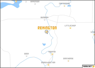 map of Remington