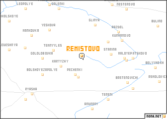 map of Remistovo