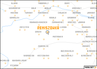 map of Remiszówka