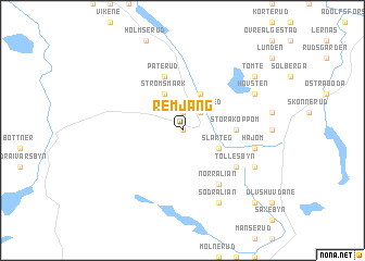 map of Remjäng