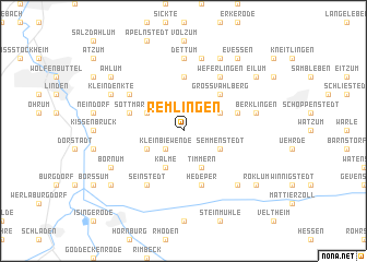 map of Remlingen