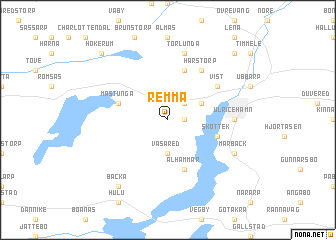 map of Remma