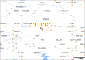 map of Remmenedal