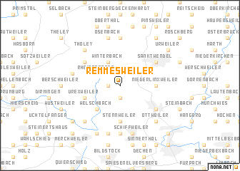 map of Remmesweiler