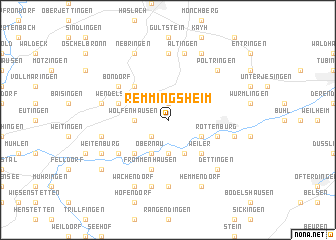 map of Remmingsheim