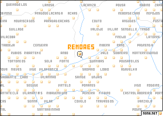 map of Remoães