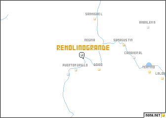 map of Remolino Grande