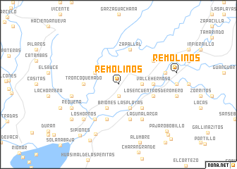 map of Remolinos