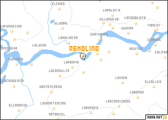 map of Remolino