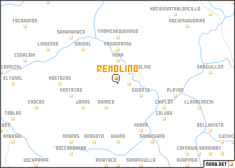 map of Remolino