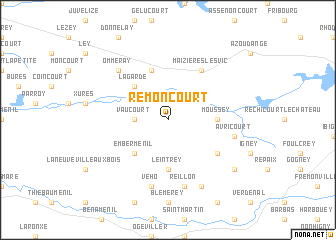 map of Remoncourt