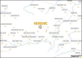 map of Removac