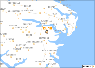 map of Remo