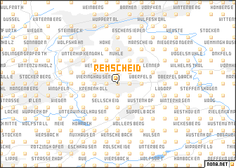 map of Remscheid