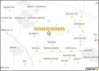 map of Remsen Corners