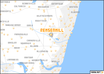 map of Remsen Mill