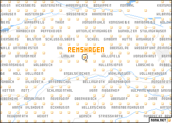 map of Remshagen