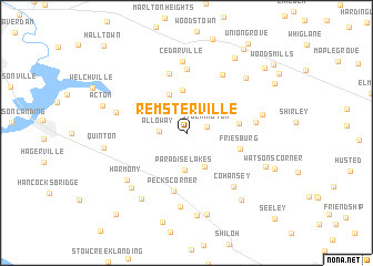 map of Remsterville