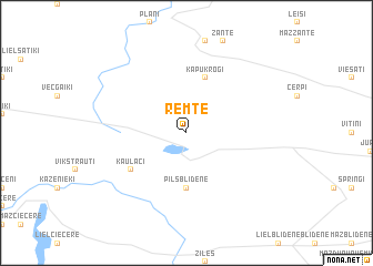 map of Remte