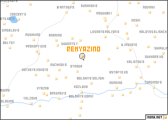 map of Remyazino