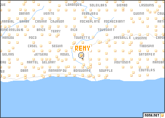 map of Rémy