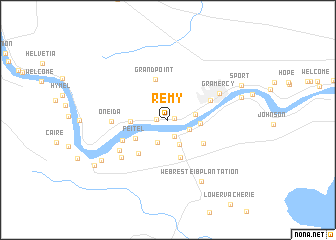 map of Remy