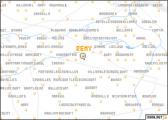map of Rémy