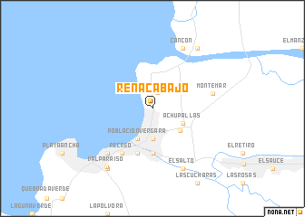 map of Reñaca Bajo