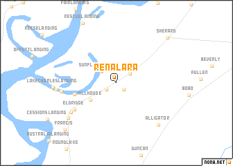 map of Rena Lara