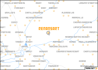 map of Renansart