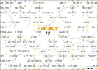 map of Renaumont