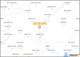 map of Renavas