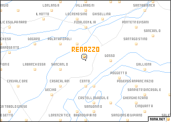 map of Renazzo